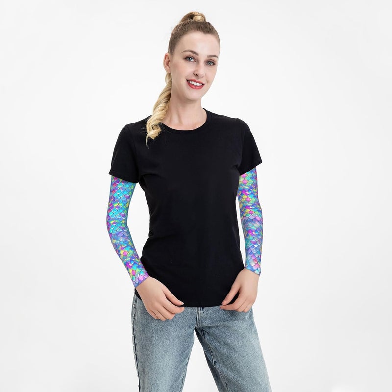 oyebn Arm Sleeves Outdoor Garden Sports Cooling Sun Sleeve for Women Men Farm - Image 5